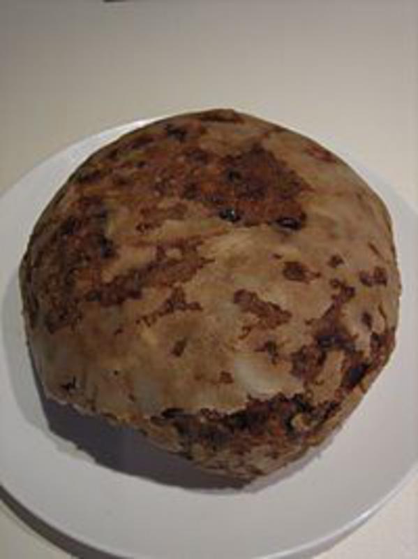 Boiled in a bag pudding